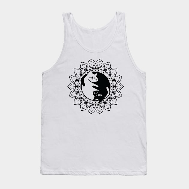 mandala cat Tank Top by frederickpuragarcia